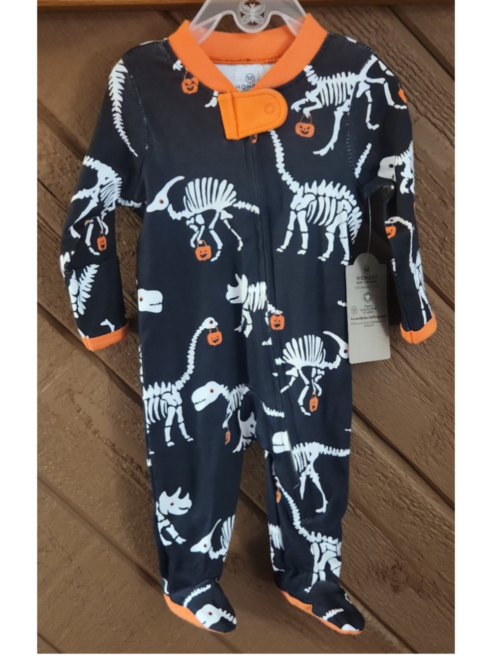 Baby Boy Dino Halloween Sleep and play size 0-3 months